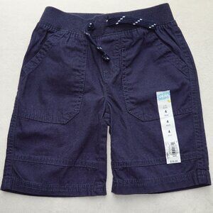 Boys Size 4 Navy Shorts with elastic waist